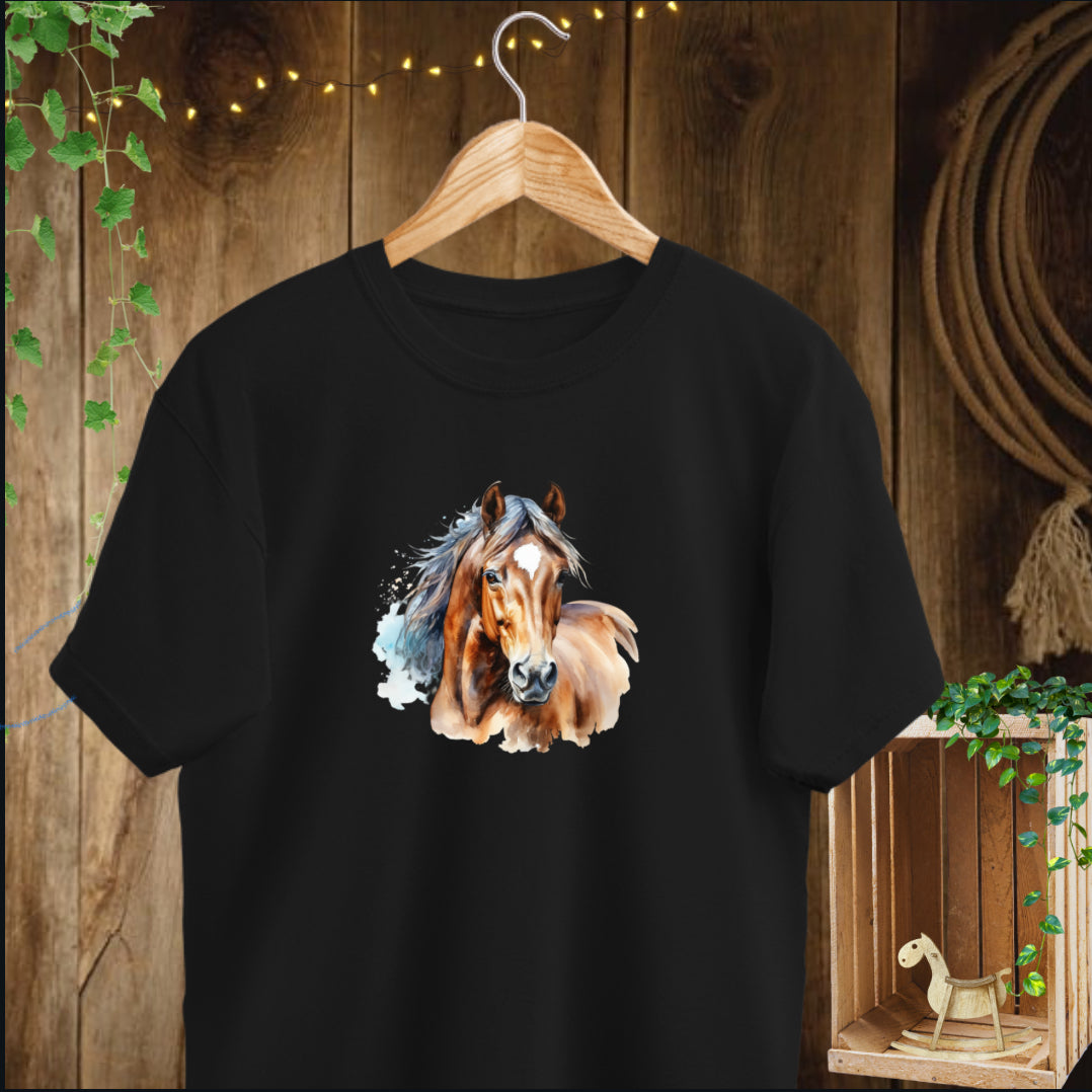 T-Shirt - Cheval romantique