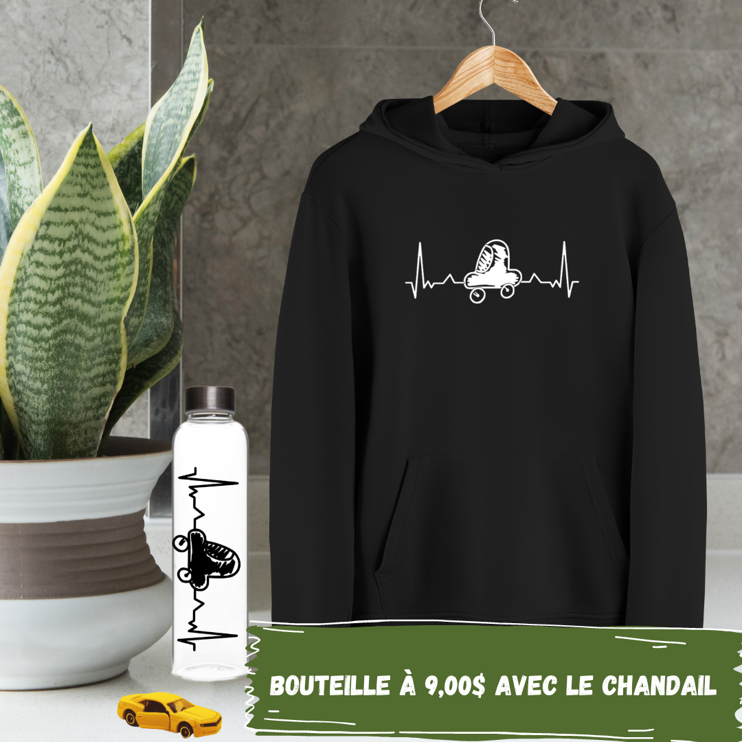 Duo Hoodie / Bouteille d'eau Passionné(e)s de voitures