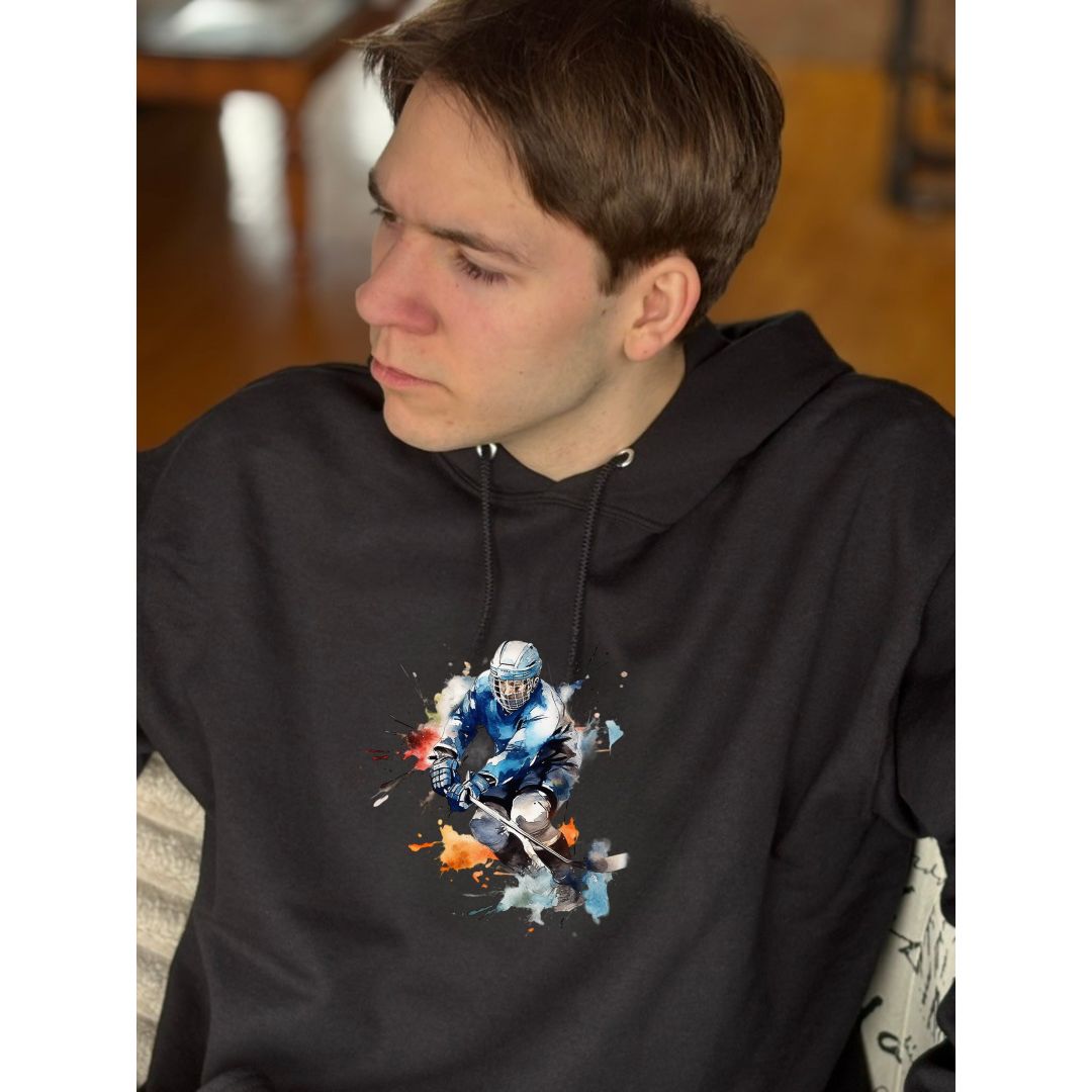 Hoodie joueur de hockey modèle