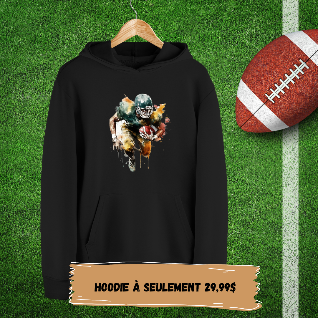 T-Shirt Football - Faites ajouter un nom et un numéro au dos du chandail