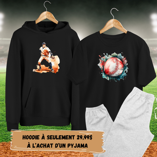 Pyjama avec hoodie - Baseball