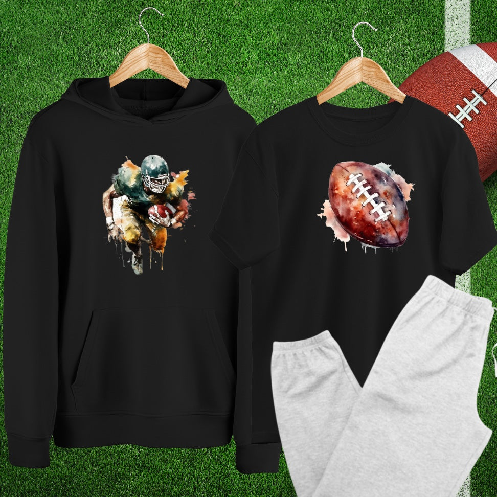 Ensemble Football avec un chandail à capuchon
