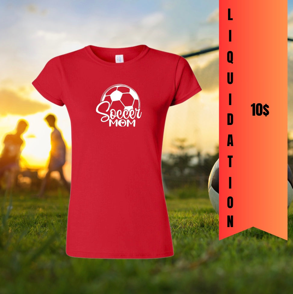T-Shirt soccer mom coupe femme à 10$