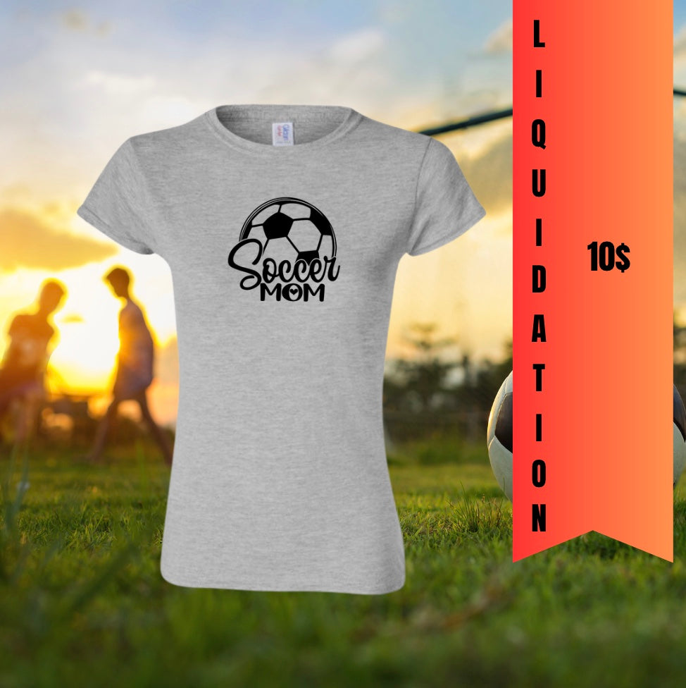 T-Shirt soccer mom coupe femme à 10$