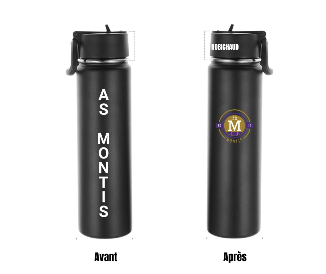 Bouteille d'eau du Fan Montis