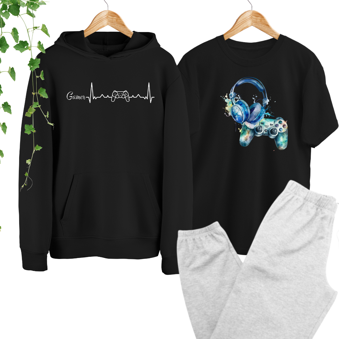 Ensemble Gamer avec chandail à capuchon