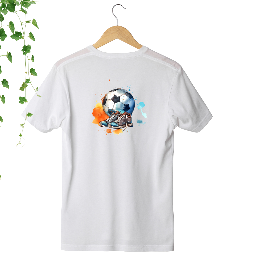T-Shirt - Ballon et souliers de Soccer