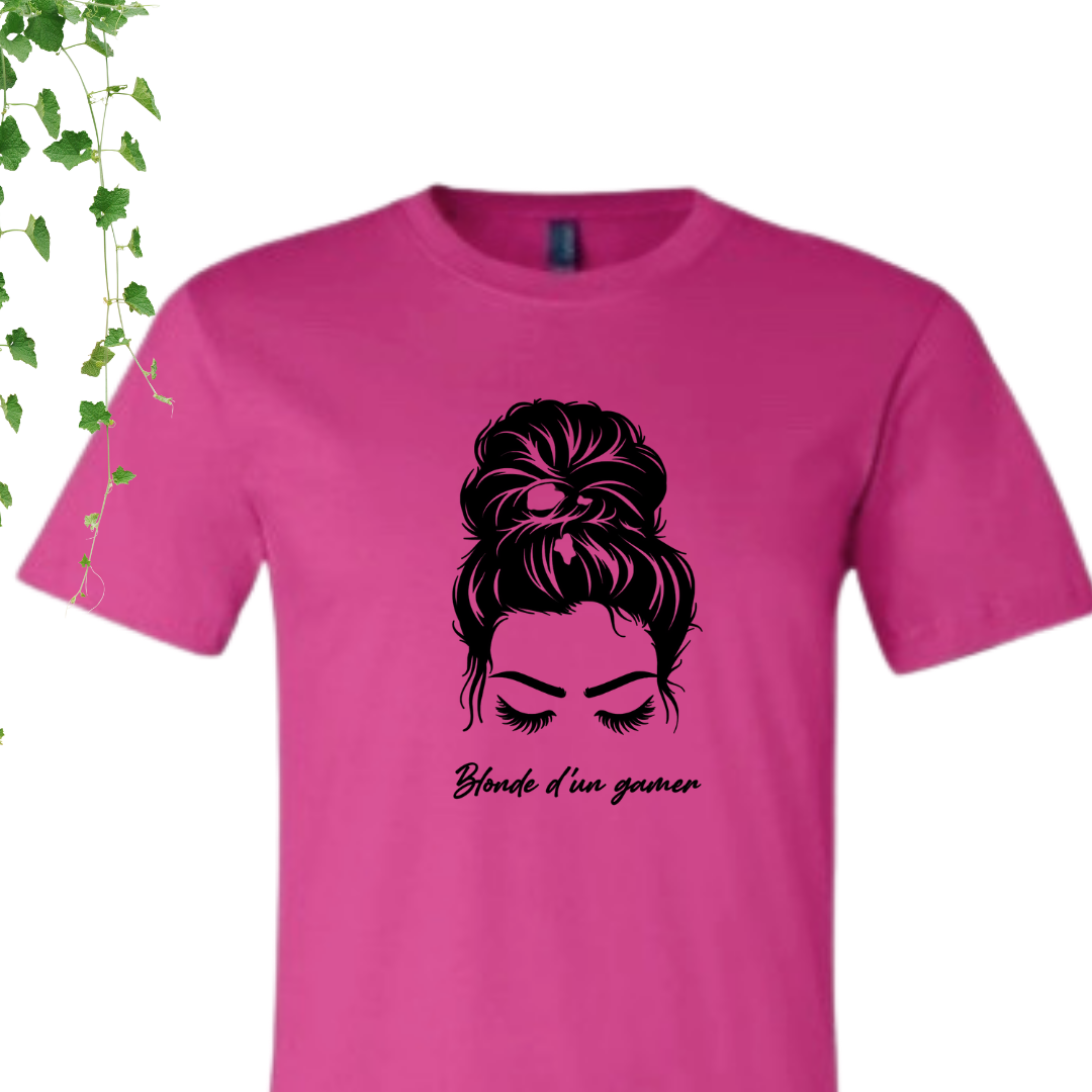 T-Shirt - Blonde d'un Gamer