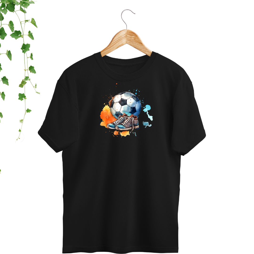T-Shirt - Ballon et souliers de Soccer