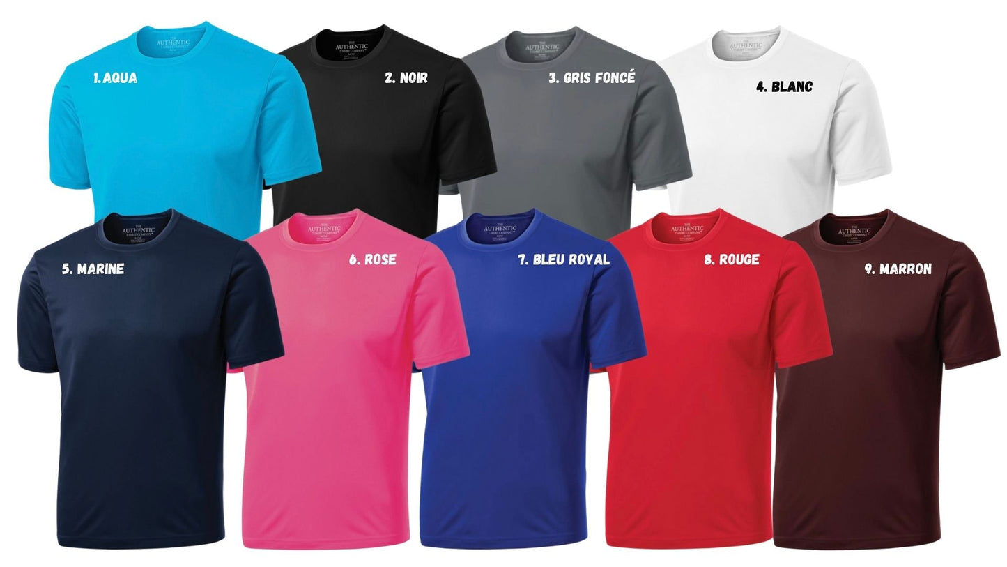 choix couleurs dryfit unisexe bon pasteur