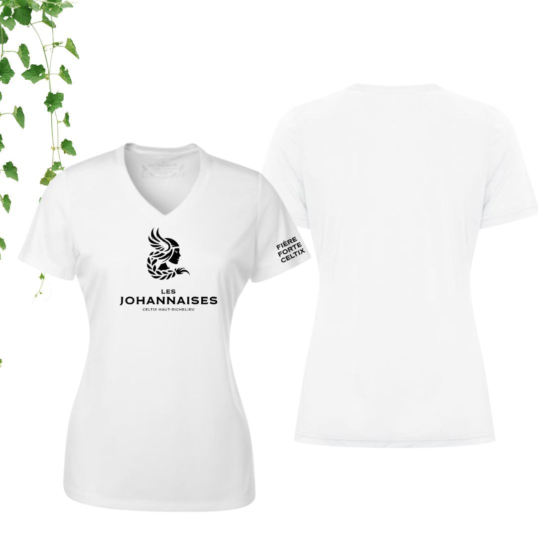 Dryfit coupe fille col en V | Johannaises - Modèle 10