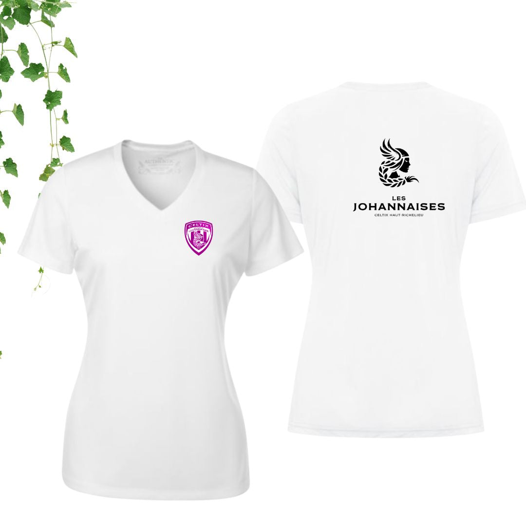 Dryfit coupe fille col en V | Johannaises - Modèle 5