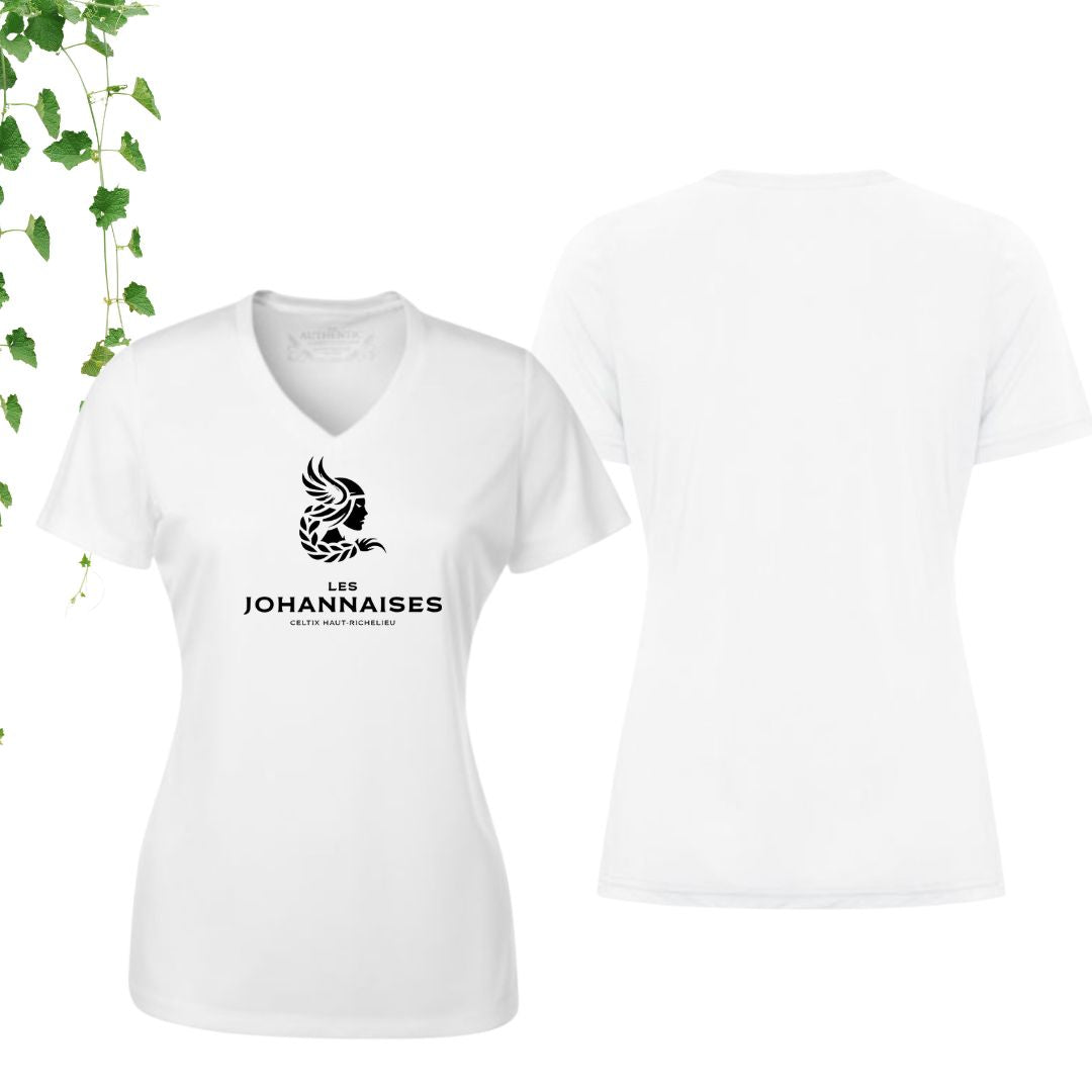 Dryfit coupe fille col en V | Johannaises - Modèle 7