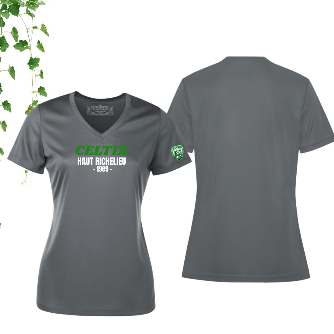 Dryfit coupe fille col en V | Celtix - Modèle 7