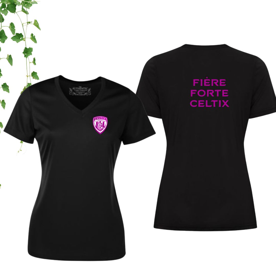 Dryfit coupe fille col en V | Johannaises - Modèle 14