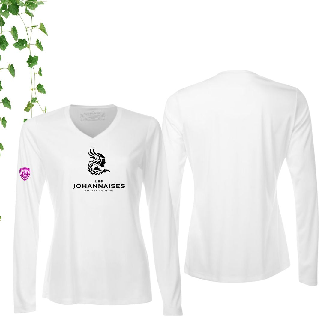 Dryfit coupe fille manches longues | Johannaises - Modèle 8