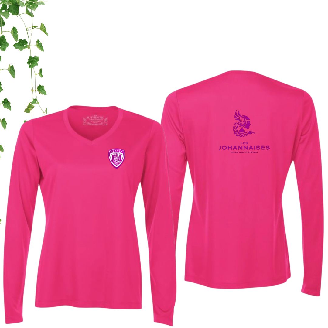 Dryfit coupe fille manches longues | Johannaises - Modèle 15