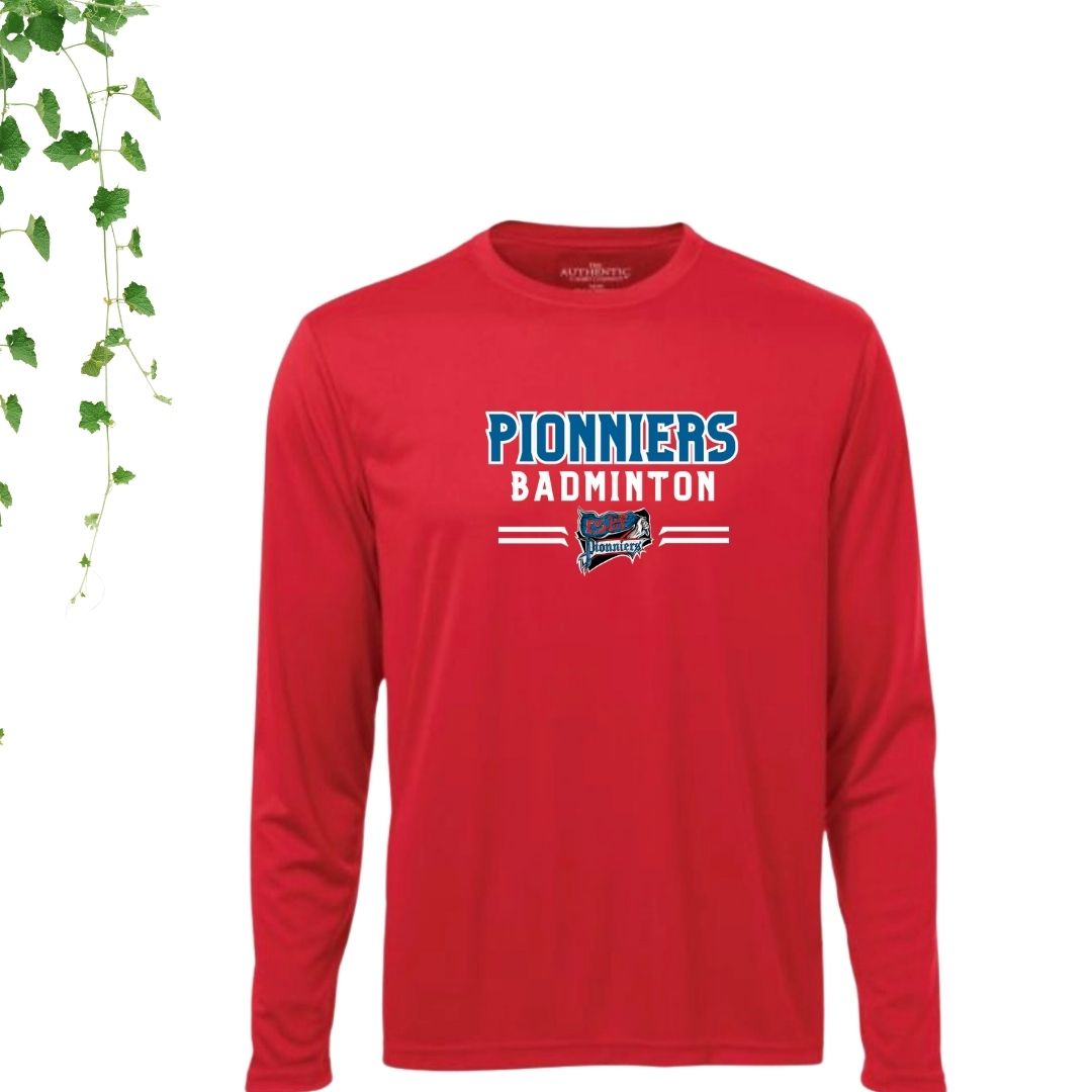 Dryfit unisexe manches longues | Pionniers Badminton