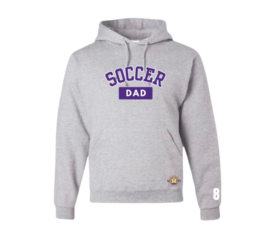 Hoodie As Montis soccer dad gris