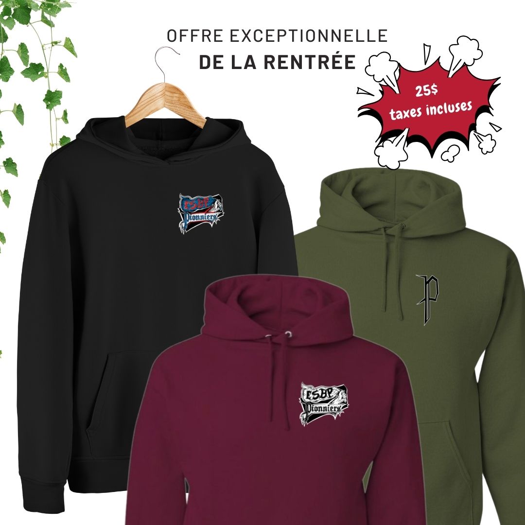 hoodie ecole secondaire bon pasteur