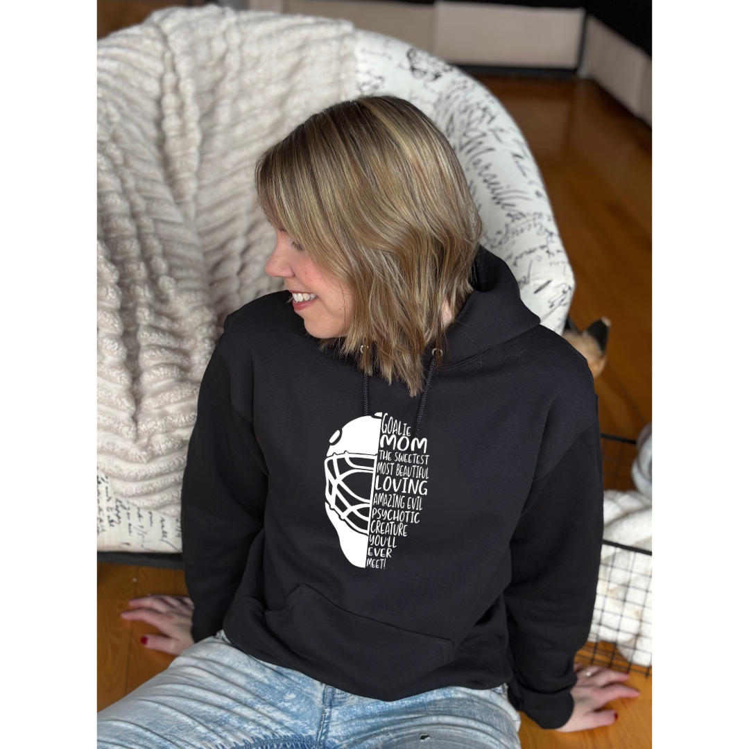 hoodie goalie mom mannequin