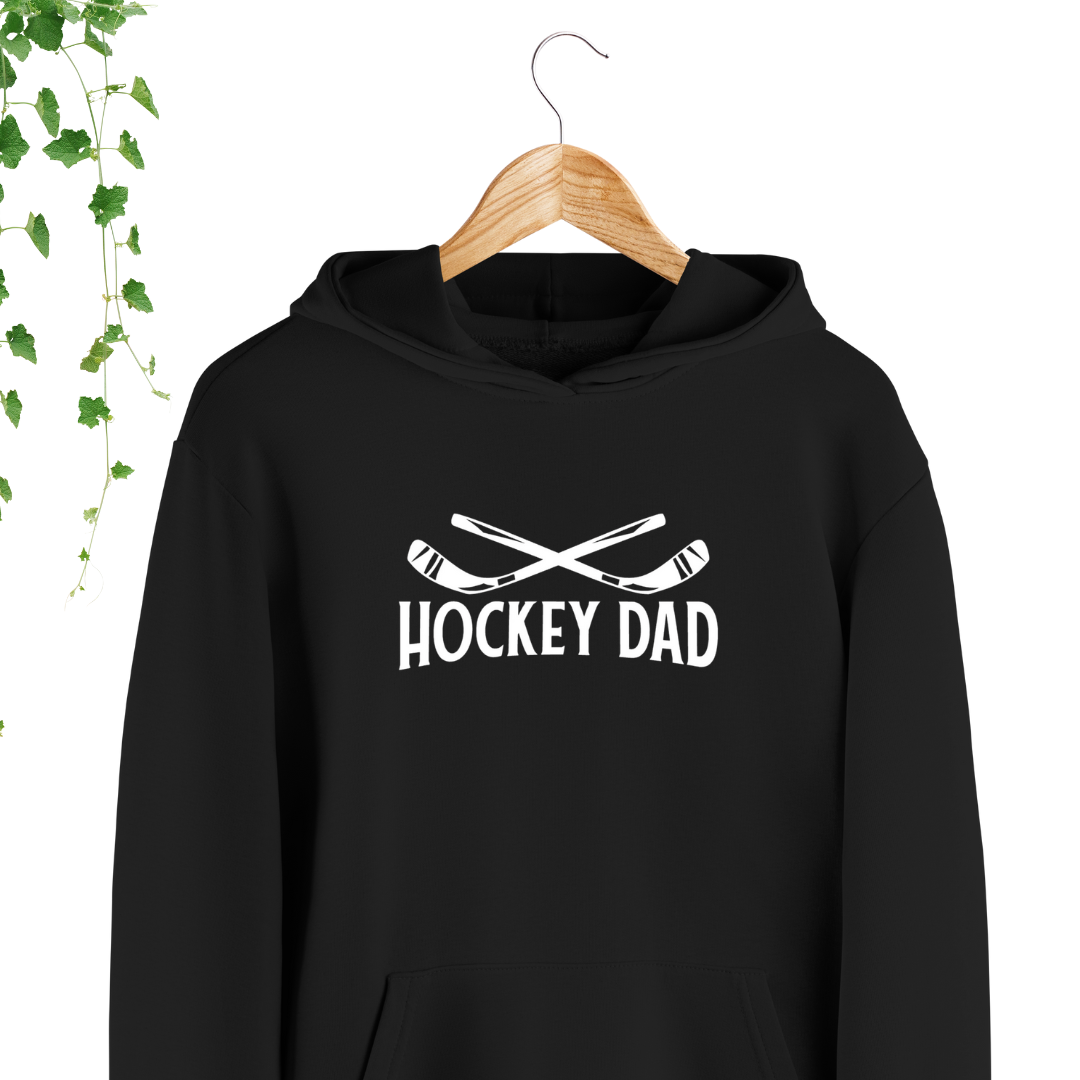 Hoodie hockey dad noir