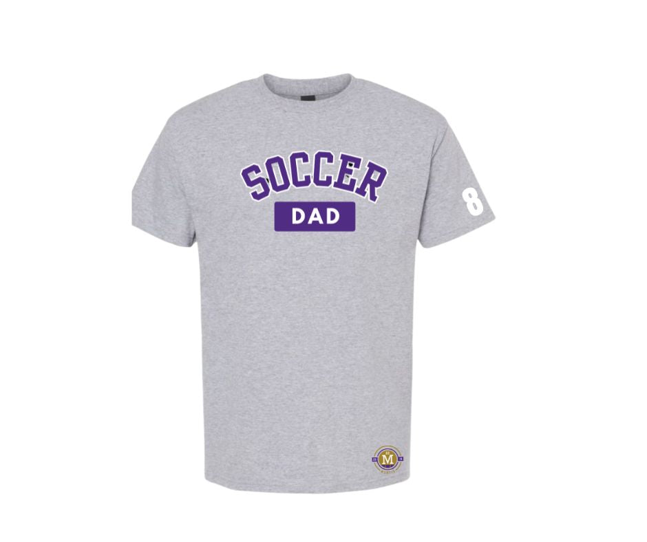 T-Shirt As montis soccer dad gris