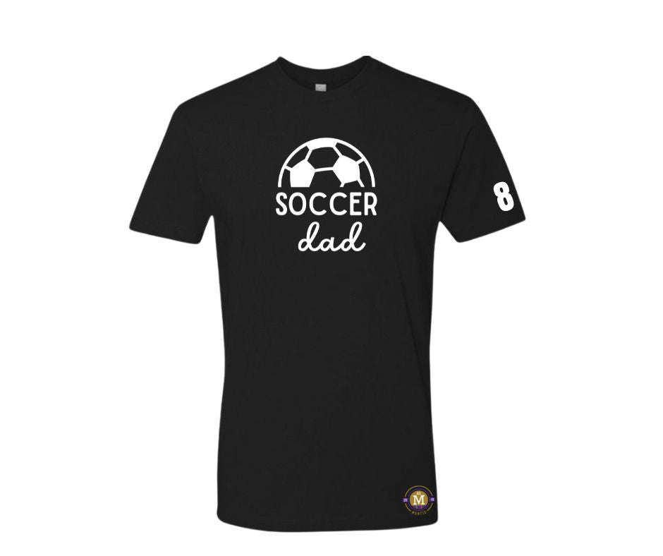 T-Shirt As montis soccer dad noir