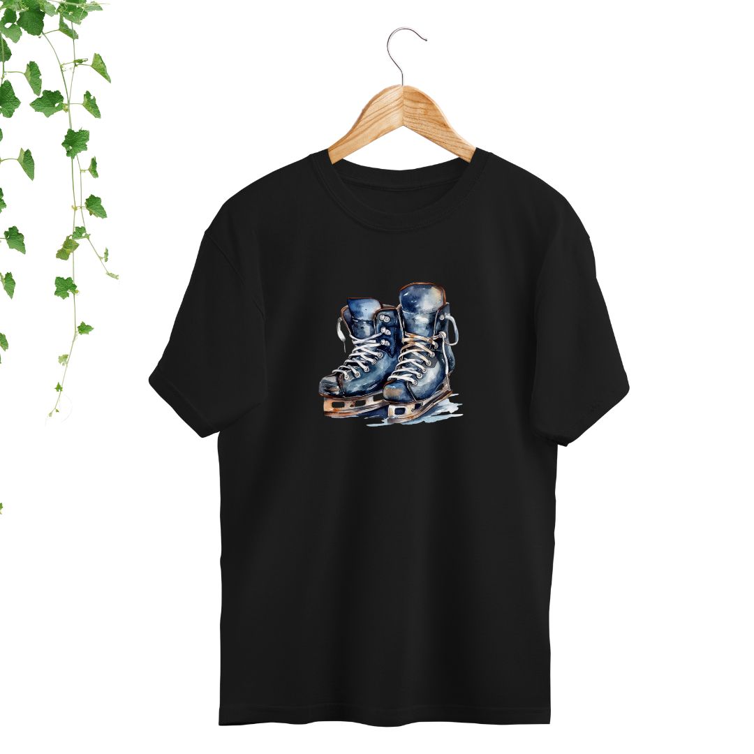 tshirt patins de hockey