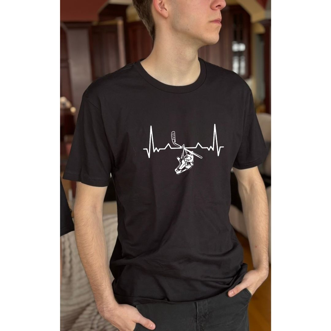 tshirt ligne du cœur adolescent