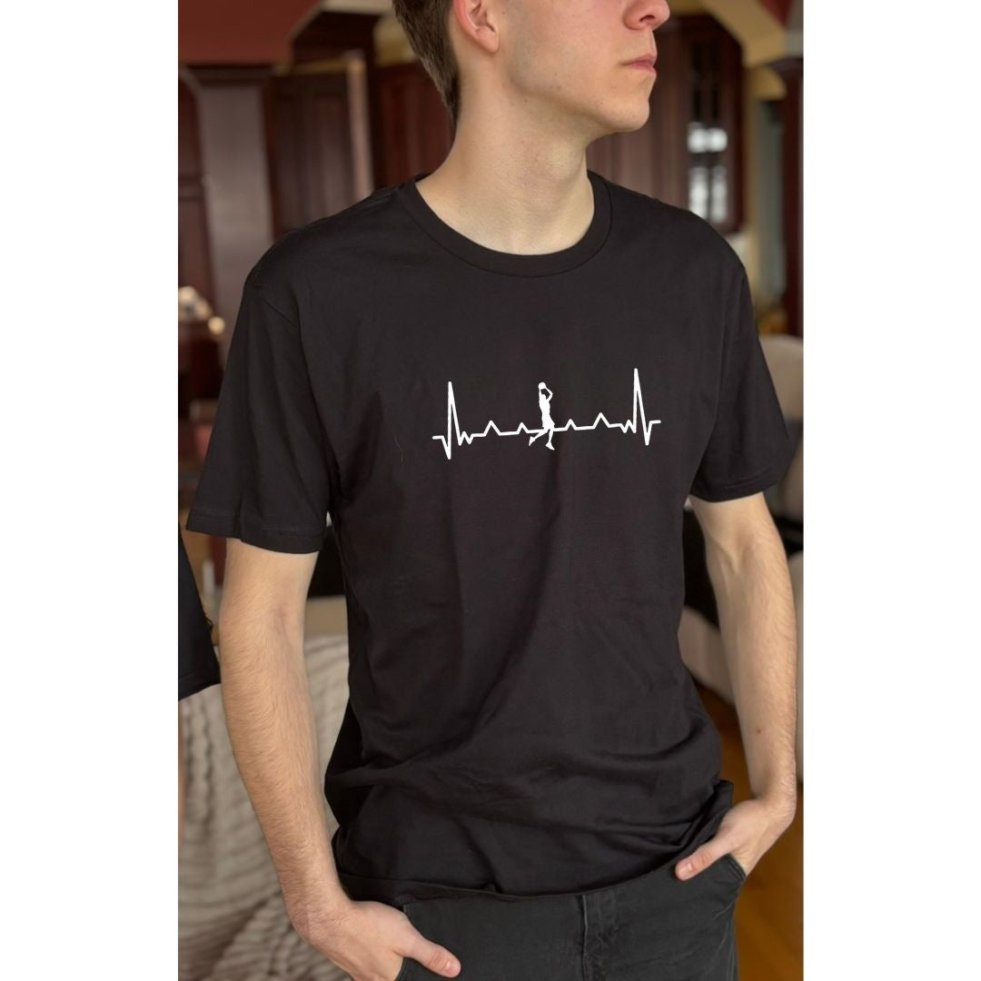 T-Shirt - Ligne du cœur Basketball