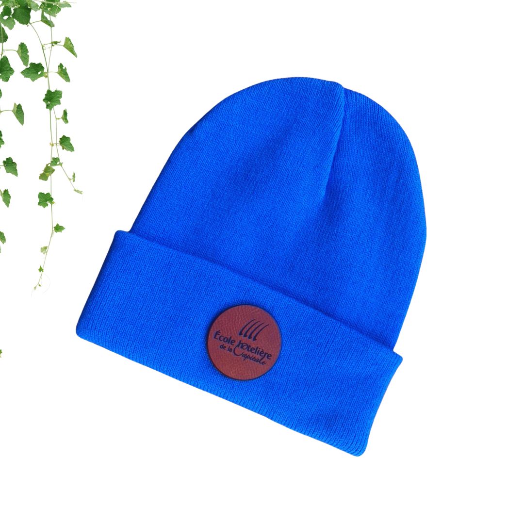 tuque bleu ecole hoteliere de la capitale