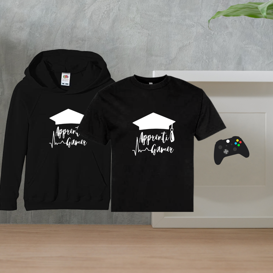 Duo hoodie / T-shirt Apprenti(e) Gamer
