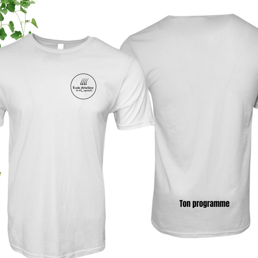 T-Shirt Blanc - École hôtelière de la Capitale