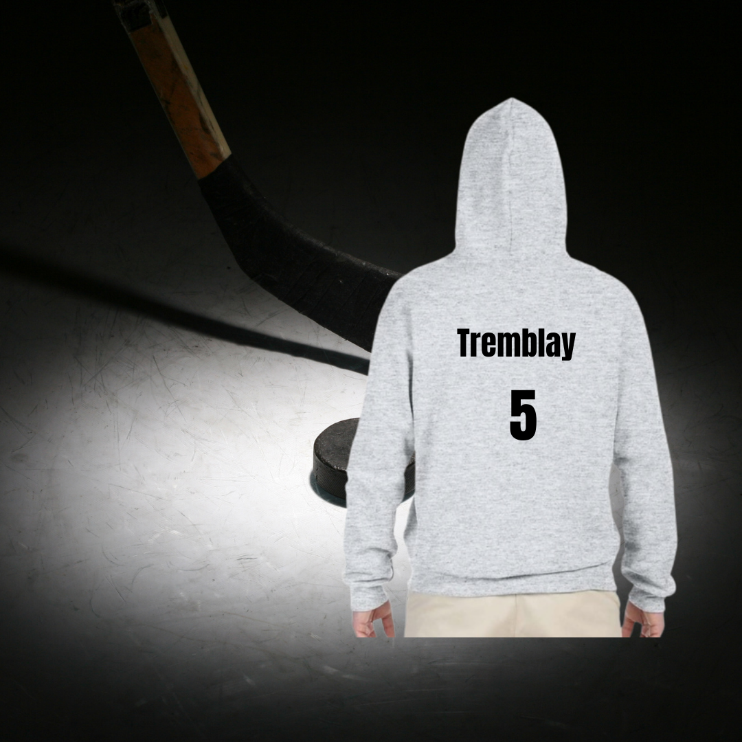 Duo Hoodie/T-Shirt Joueur Hockey