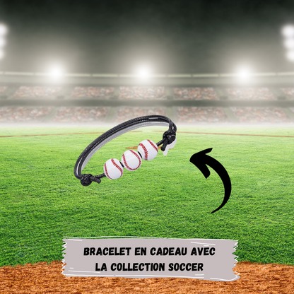 Hoodie Noir Bâton Baseball - Faites ajouter un nom et un numéro au dos du chandail
