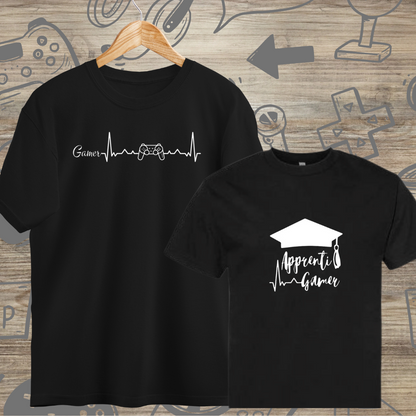 DUO T-shirt Gamer / Apprenti(e) Gamer
