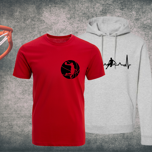 Duo Hoodie/T-Shirt Joueur Basketball