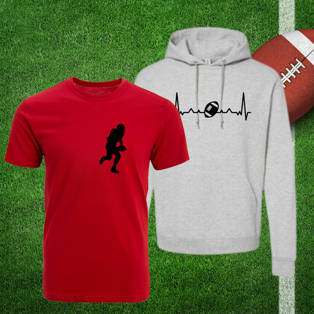 Duo Hoodie/T-Shirt Joueur Football