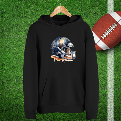 Hoodie Casque Football - Faites ajouter un nom et un numéro au dos du chandail