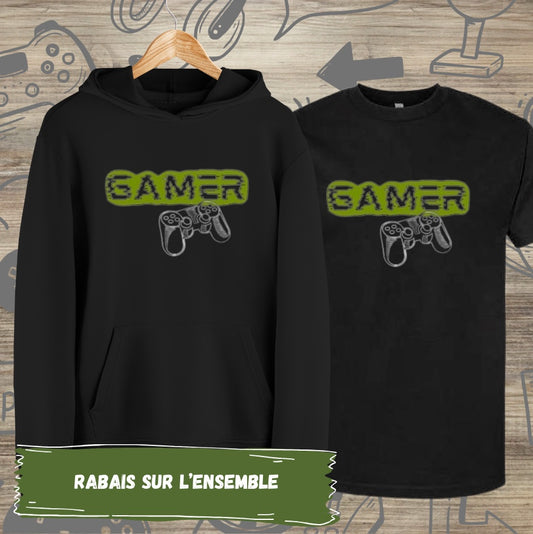 Duo Hoodie / T-Shirt Gamer