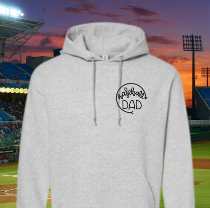 Hoodie - Baseball Dad