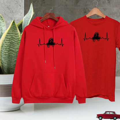 Duo Hoodie / T-Shirt passionné(e)s de voitures