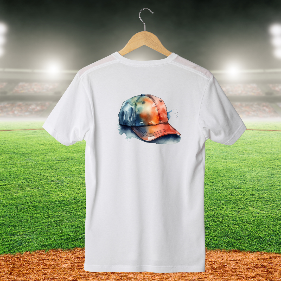 T-Shirt Baseball Casquette - Faites ajouter un nom et un numéro au dos du chandail