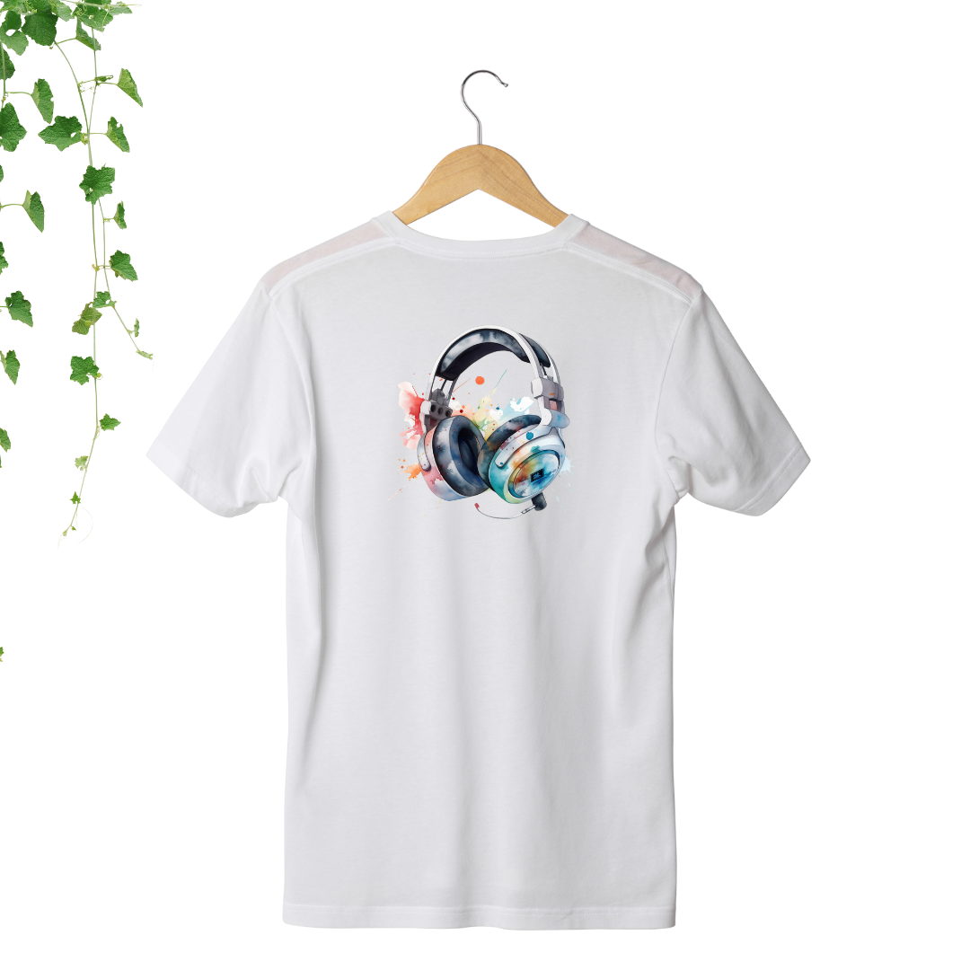 T-Shirt Gamer Écouteurs