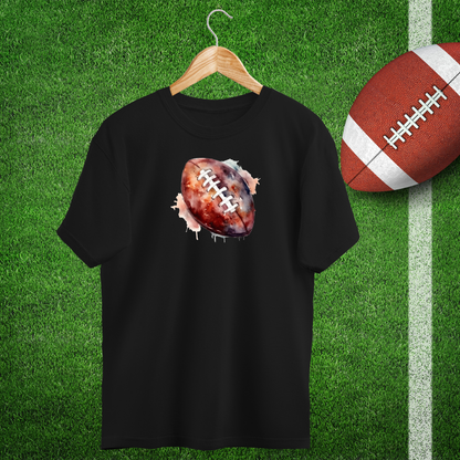 T-Shirt Ballon Football - Faites ajouter un nom et un numéro au dos du chandail
