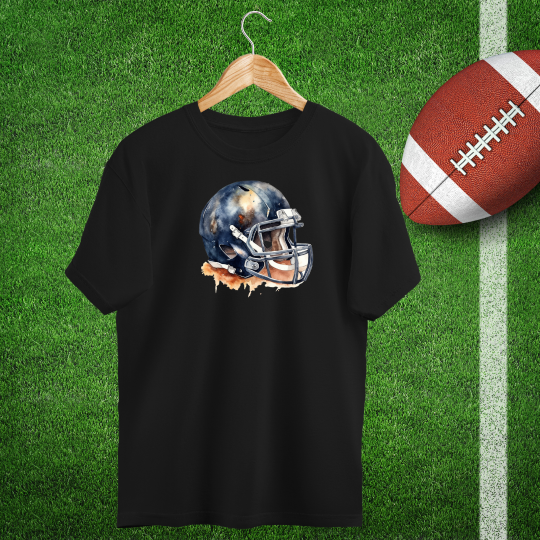 T-Shirt Casque Football - Faites ajouter un nom et un numéro au dos du chandail