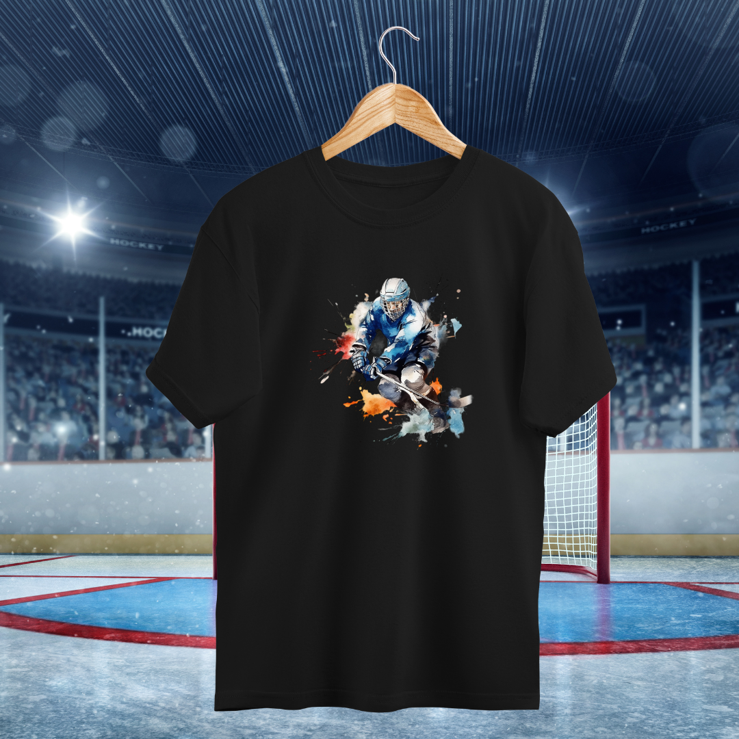 T-Shirt Joueur Hockey - Faites ajouter un nom et un numéro au dos du chandail