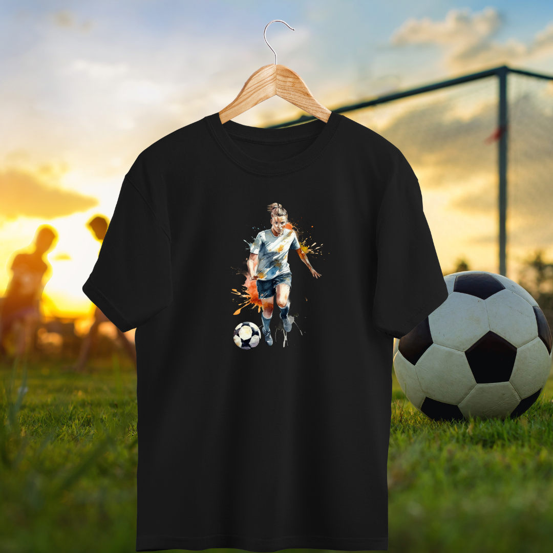 T-Shirt Joueuse Soccer - Faites ajouter un nom et un numéro au dos du chandail