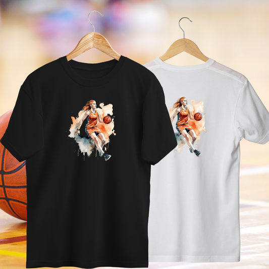 T-Shirt Joueuse Basketball - Faites ajouter un nom et un numéro au dos du chandail